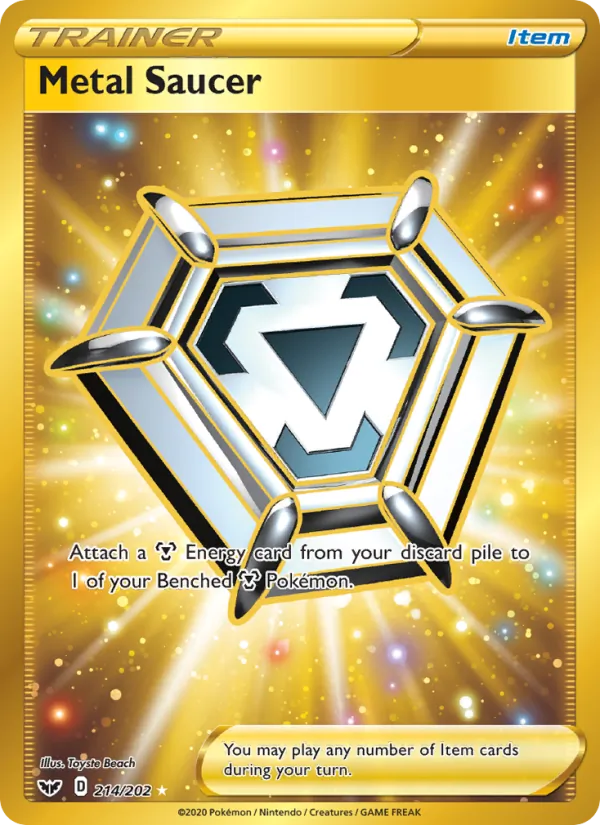 Metal Saucer - Sword & Shield Pokemon Card