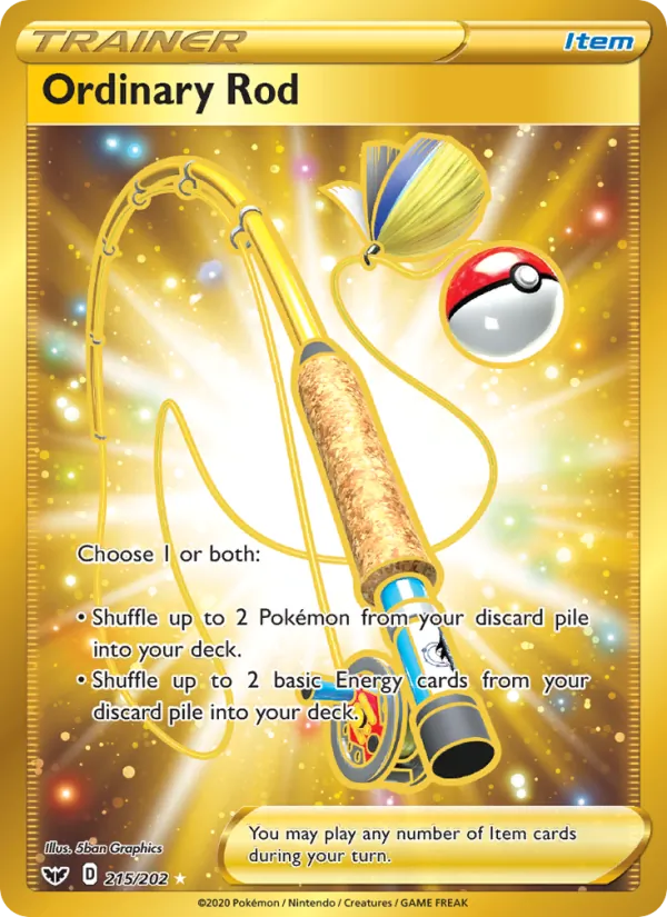Ordinary Rod - Sword & Shield Pokemon Card