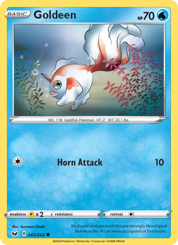 Goldeen - Sword & Shield Pokemon Card