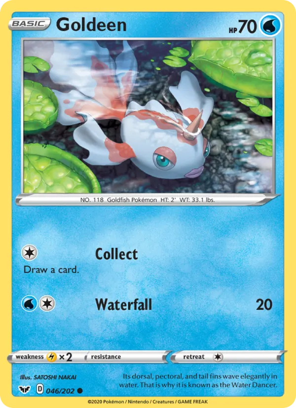 Goldeen - Sword & Shield Pokemon Card