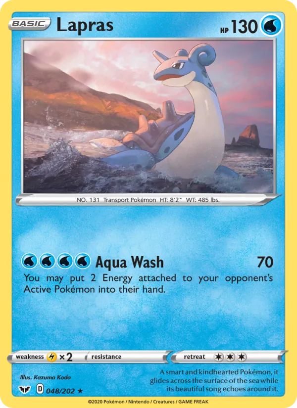 Lapras - Sword & Shield Pokemon Card