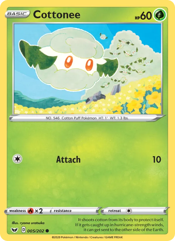 Cottonee - Sword & Shield Pokemon Card