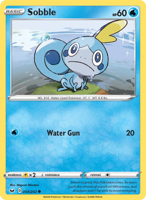 Sobble - Sword & Shield Pokemon Card