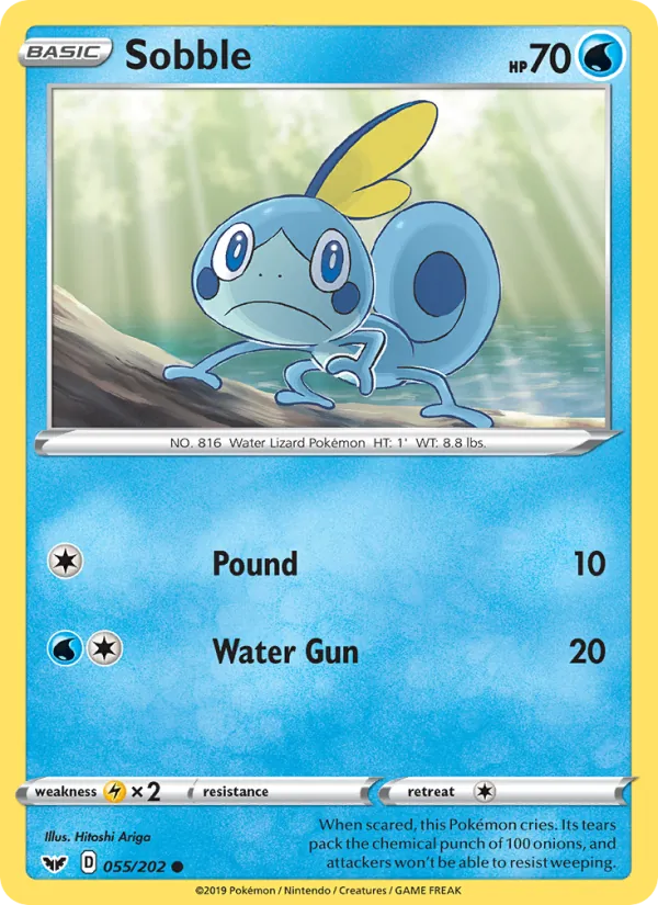 Sobble - Sword & Shield Pokemon Card