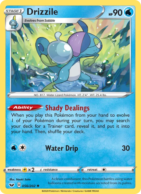 Drizzile - Sword & Shield Pokemon Card