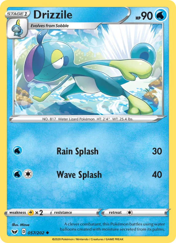 Drizzile - Sword & Shield Pokemon Card