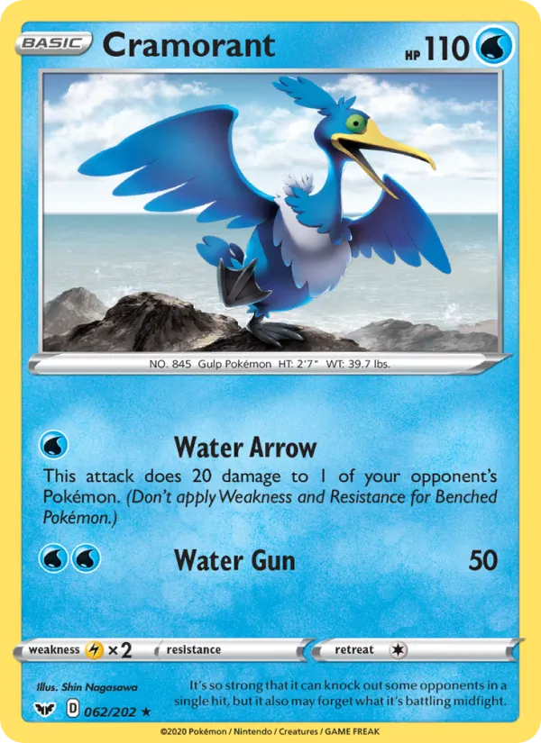 Cramorant - Sword & Shield Pokemon Card