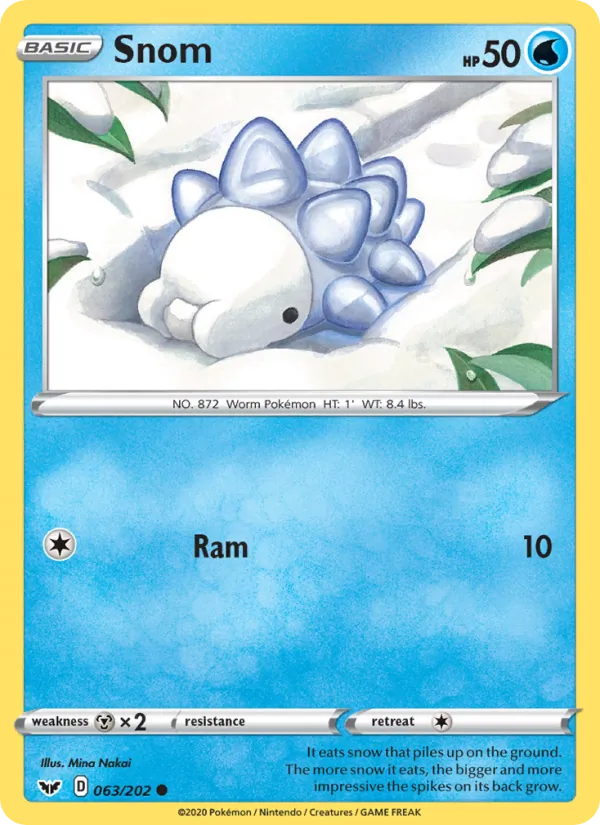 Snom - Sword & Shield Pokemon Card