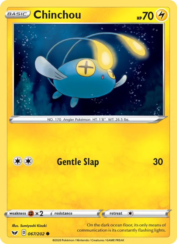Chinchou - Sword & Shield Pokemon Card