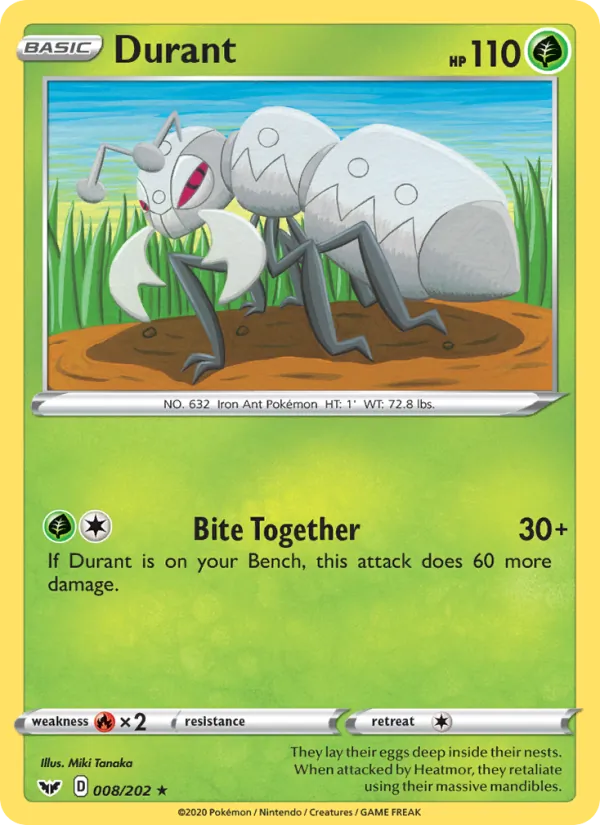 Durant - Sword & Shield Pokemon Card