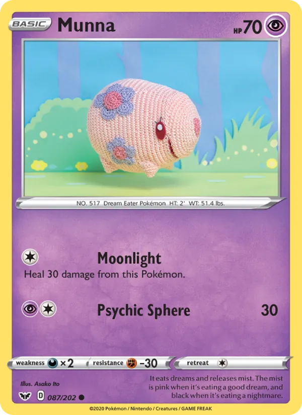 Munna - Sword & Shield Pokemon Card