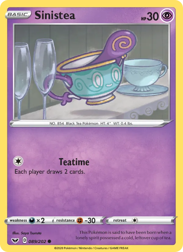 Sinistea - Sword & Shield Pokemon Card