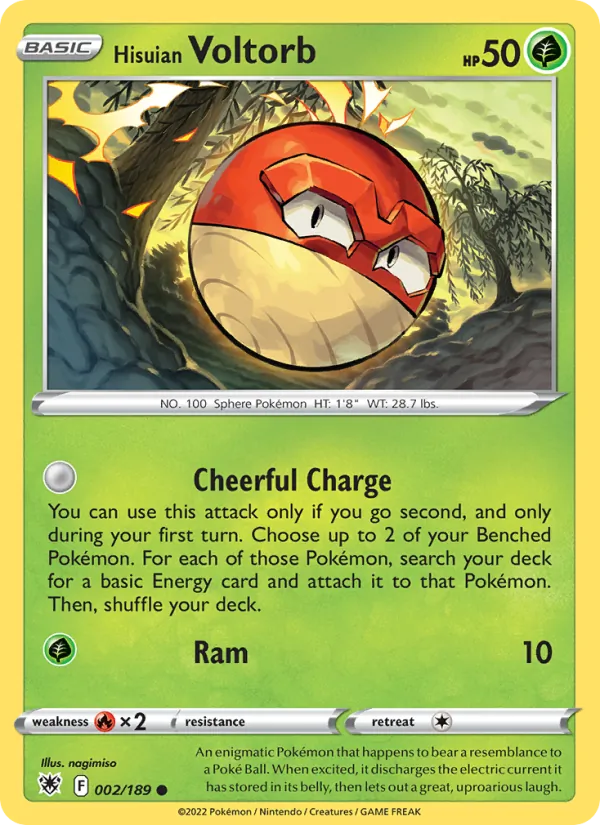 Hisuian Voltorb - Astral Radiance Pokemon Card