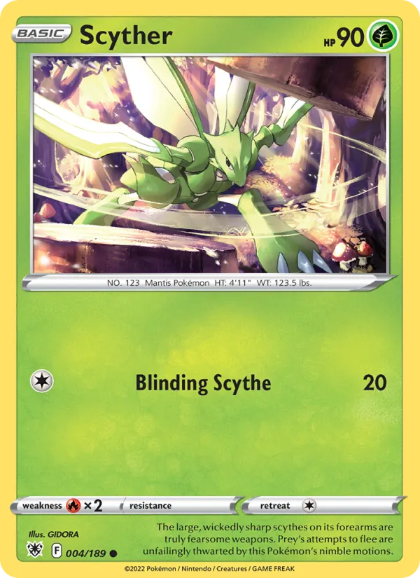 Scyther - Astral Radiance Pokemon Card
