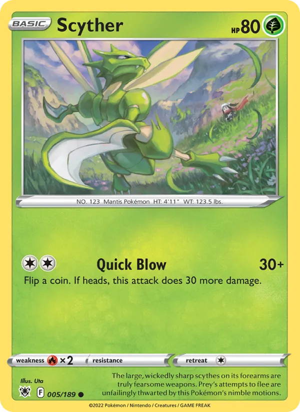 Scyther - Astral Radiance Pokemon Card