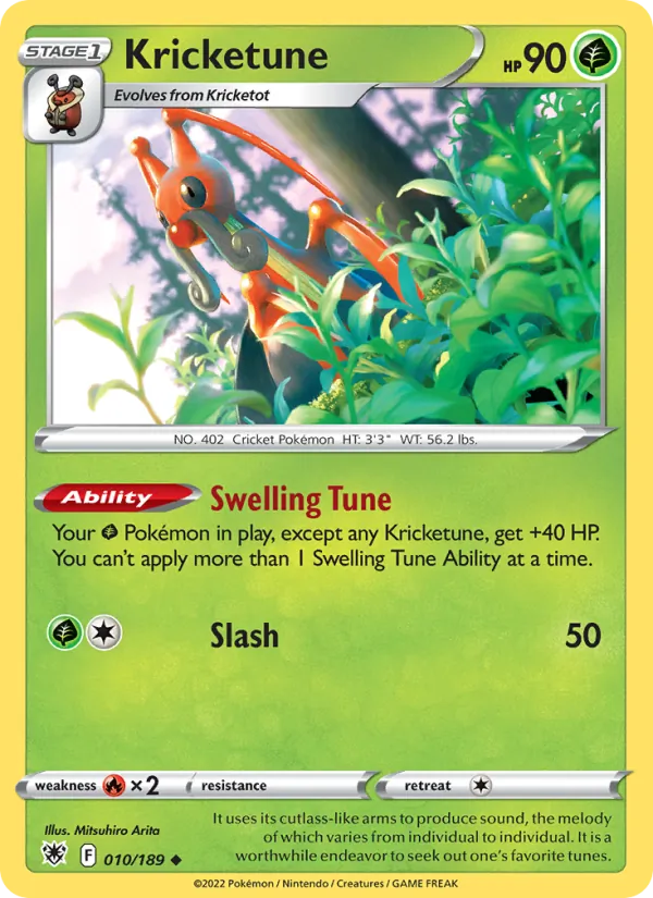 Kricketune - Astral Radiance Pokemon Card