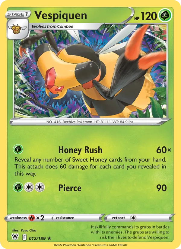 Vespiquen - Astral Radiance Pokemon Card