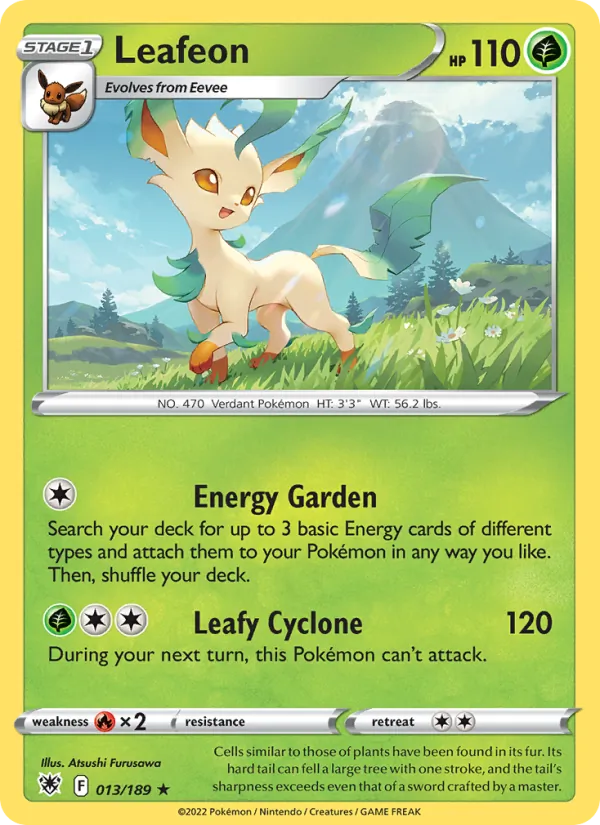 Leafeon - Astral Radiance Pokemon Card