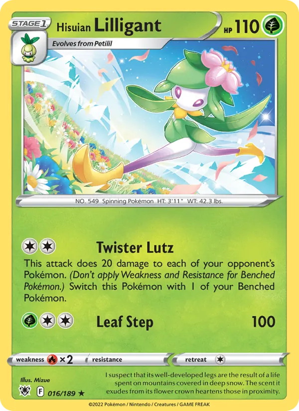 Hisuian Lilligant - Astral Radiance Pokemon Card