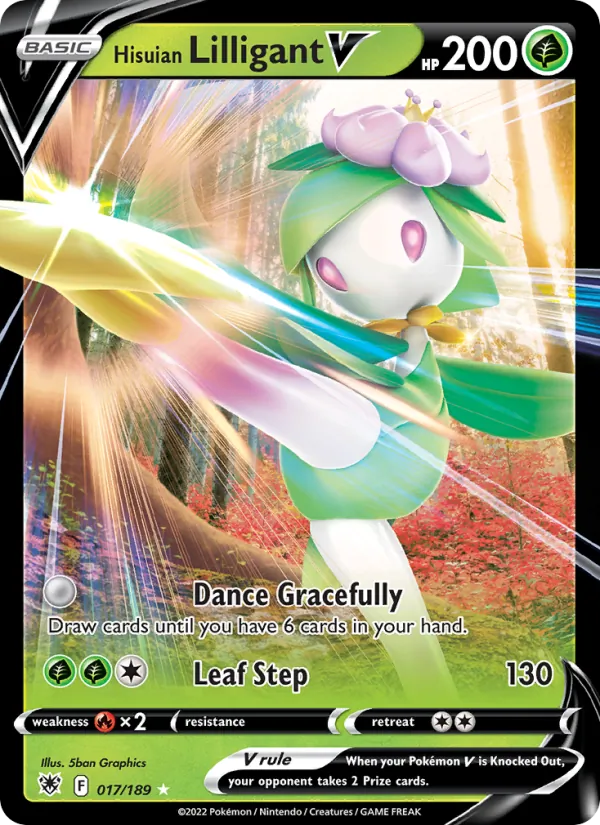 Hisuian Lilligant V - Astral Radiance Pokemon Card