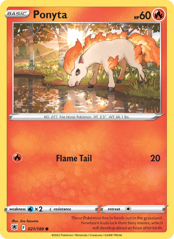 Ponyta - Astral Radiance Pokemon Card