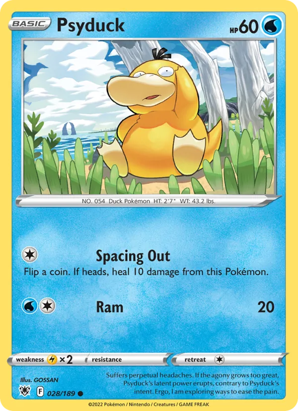 Psyduck - Astral Radiance Pokemon Card