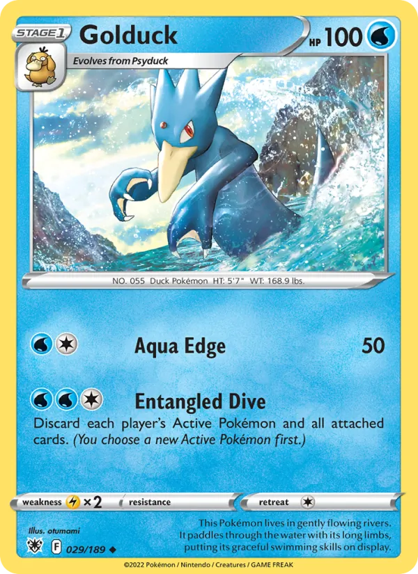Golduck - Astral Radiance Pokemon Card