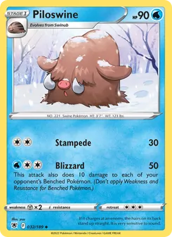 Piloswine - Astral Radiance