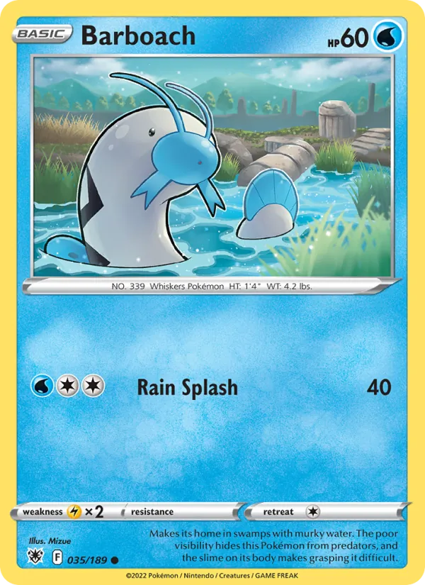 Barboach - Astral Radiance Pokemon Card