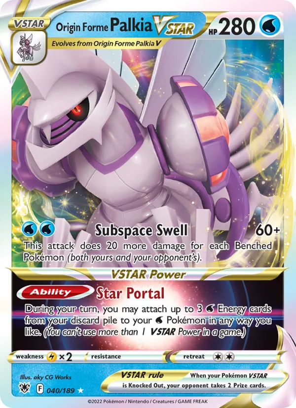 Origin Forme Palkia VSTAR - Astral Radiance Pokemon Card