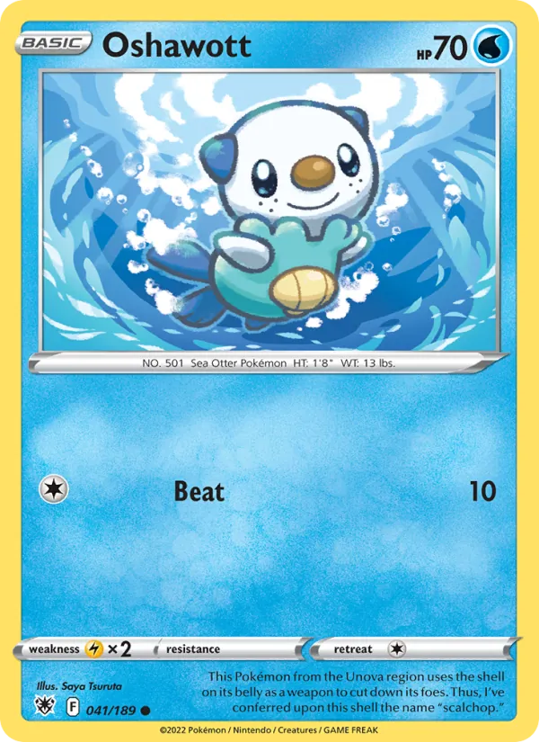 Oshawott - Astral Radiance Pokemon Card