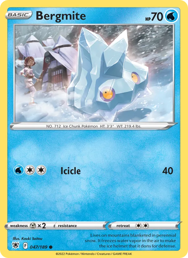 Bergmite - Astral Radiance Pokemon Card