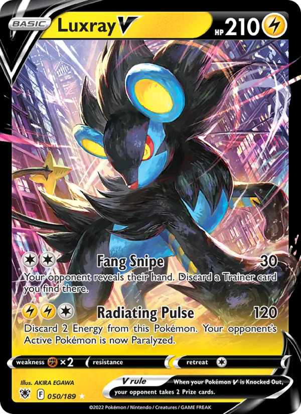 Luxray V - Astral Radiance Pokemon Card