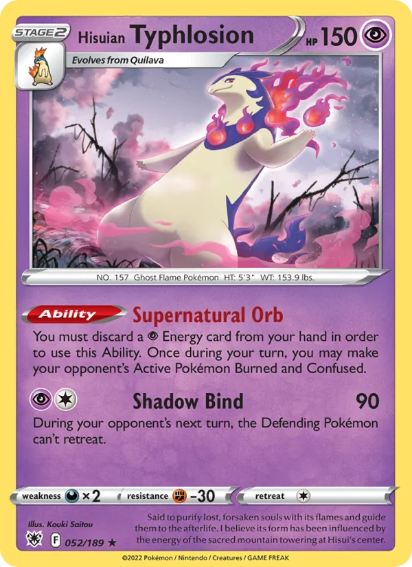 Hisuian Typhlosion - Astral Radiance Pokemon Card