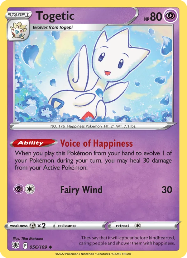 Togetic - Astral Radiance Pokemon Card