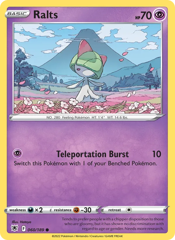 Ralts - Astral Radiance Pokemon Card
