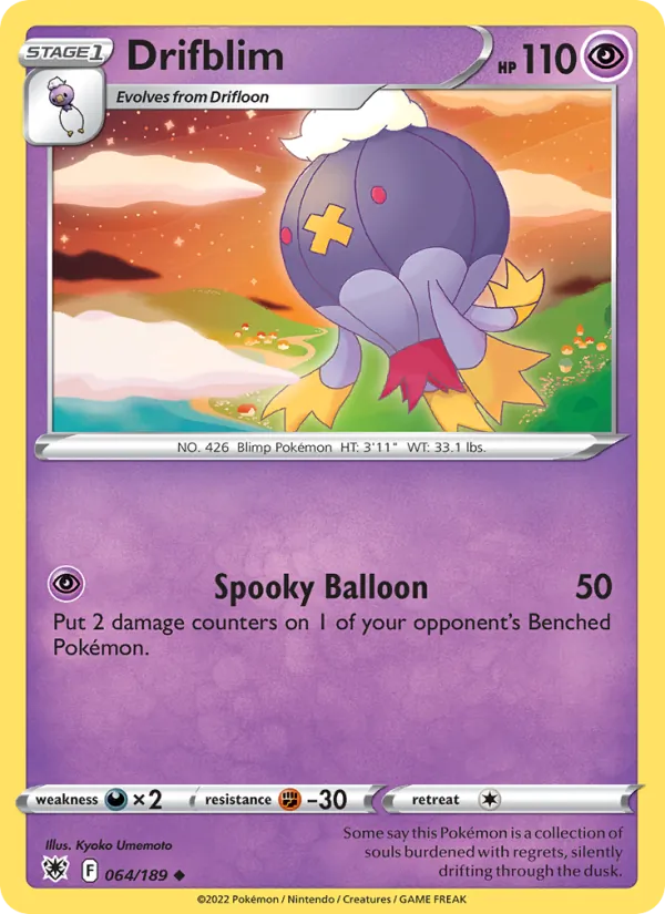 Drifblim - Astral Radiance Pokemon Card