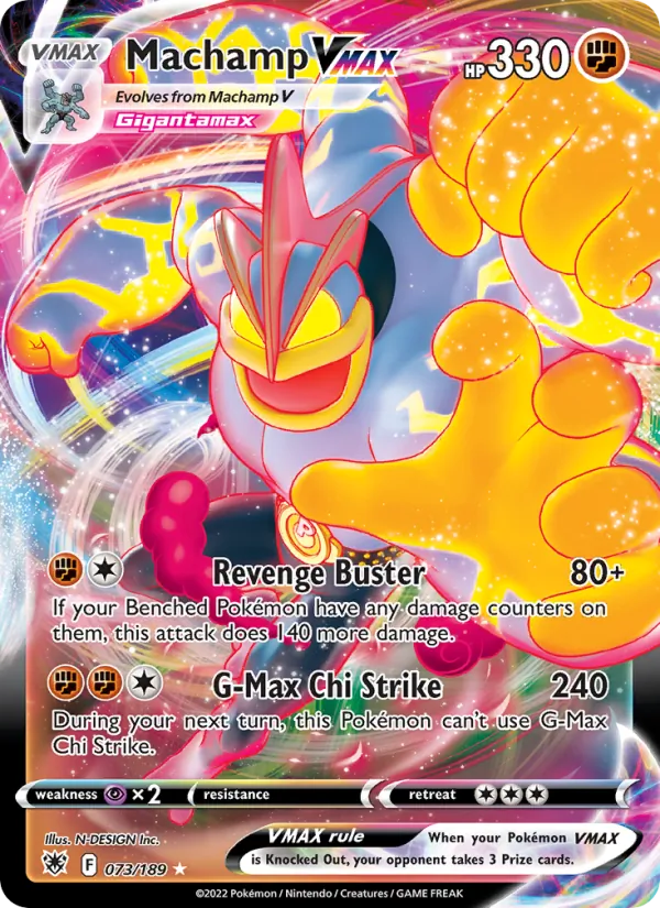 Machamp VMAX - Astral Radiance Pokemon Card