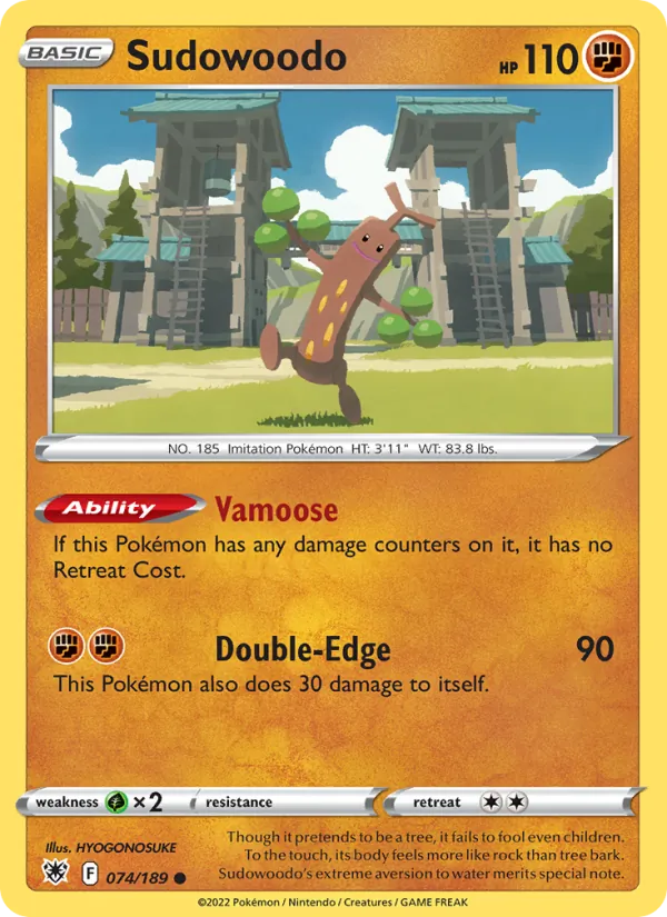 Sudowoodo - Astral Radiance Pokemon Card