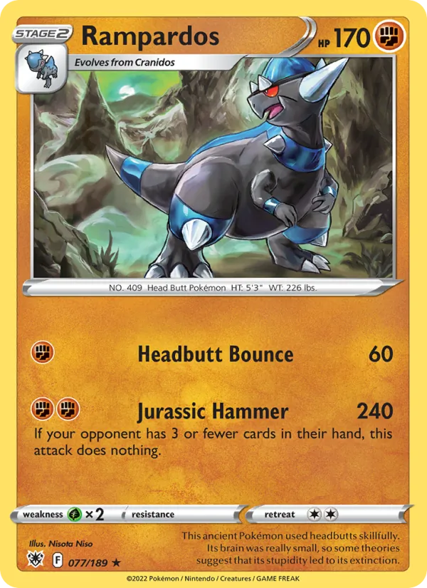 Rampardos - Astral Radiance Pokemon Card