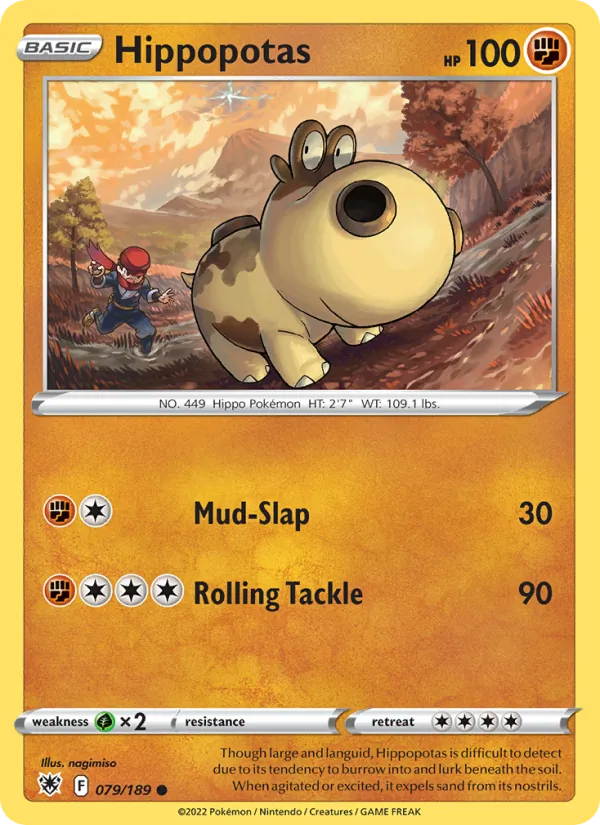 Hippopotas - Astral Radiance Pokemon Card