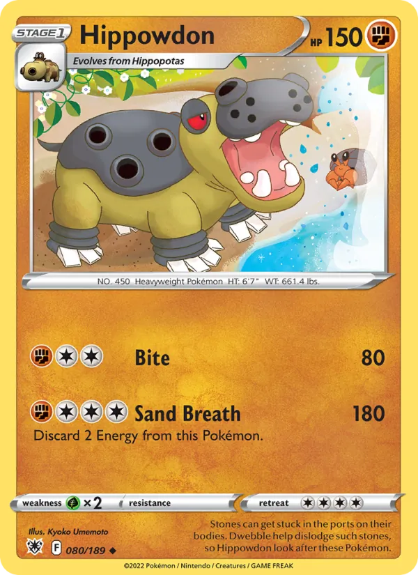 Hippowdon - Astral Radiance Pokemon Card