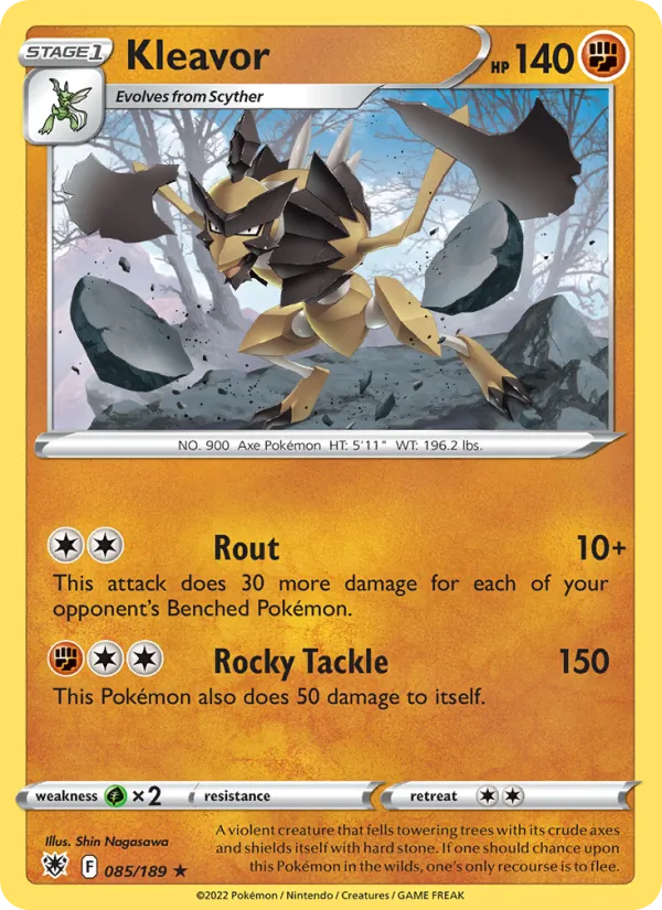 Kleavor - Astral Radiance Pokemon Card