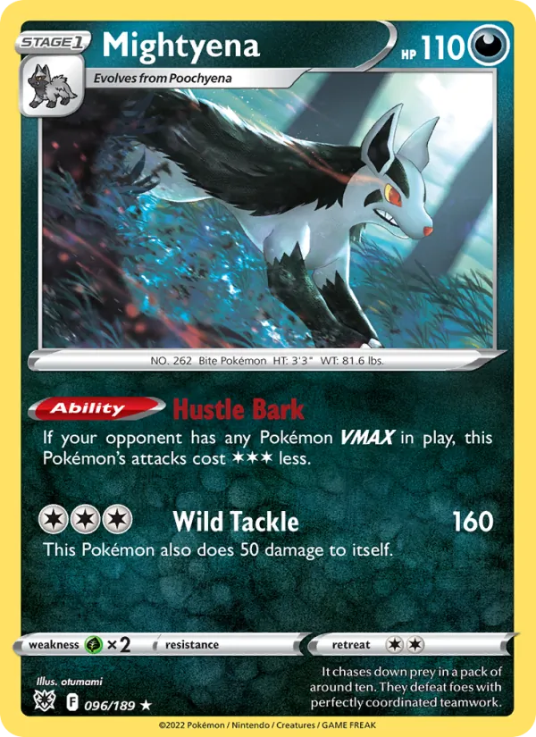 Mightyena - Astral Radiance Pokemon Card