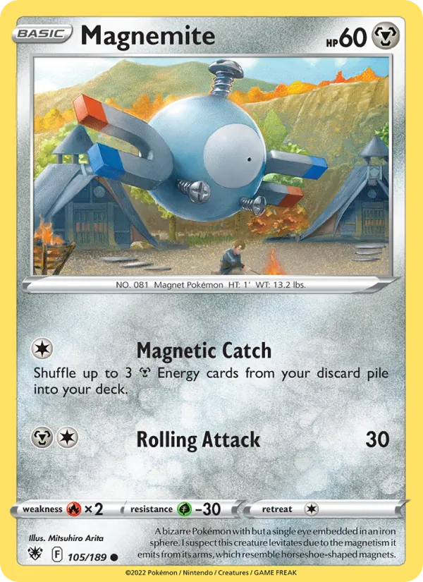 Magnemite - Astral Radiance Pokemon Card