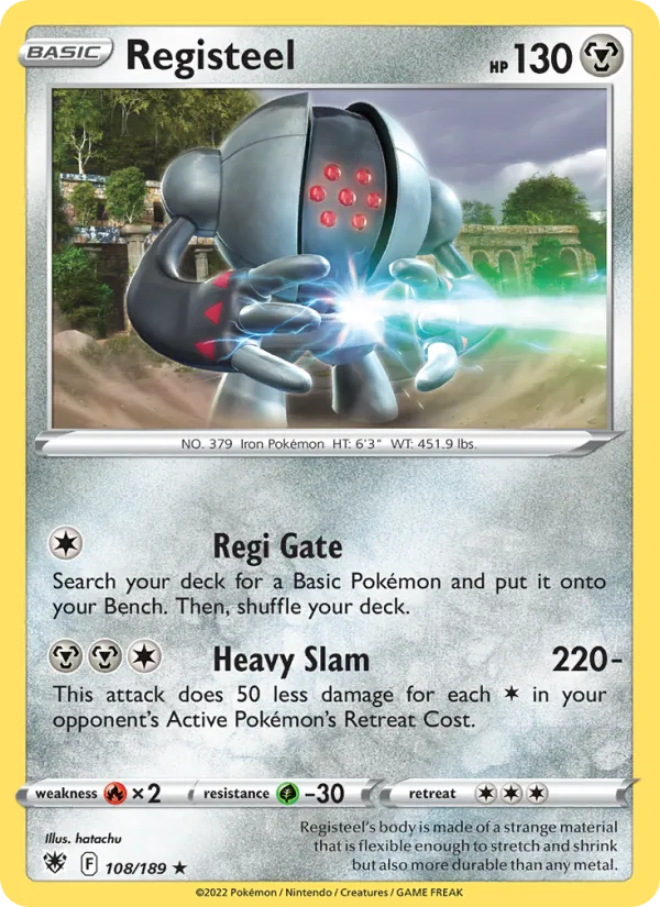 Registeel - Astral Radiance Pokemon Card