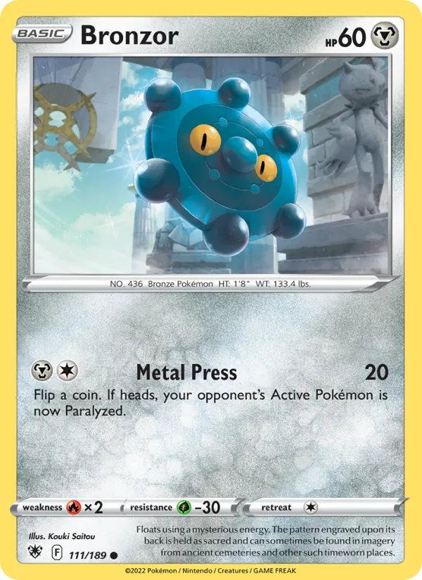 Bronzor - Astral Radiance Pokemon Card