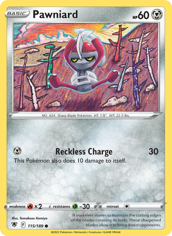 Pawniard - Astral Radiance Pokemon Card