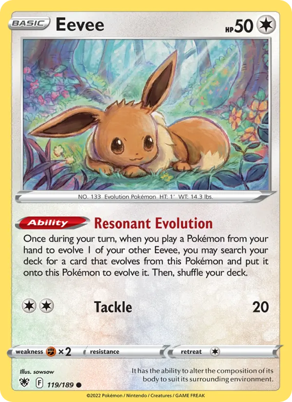 Eevee - Astral Radiance Pokemon Card