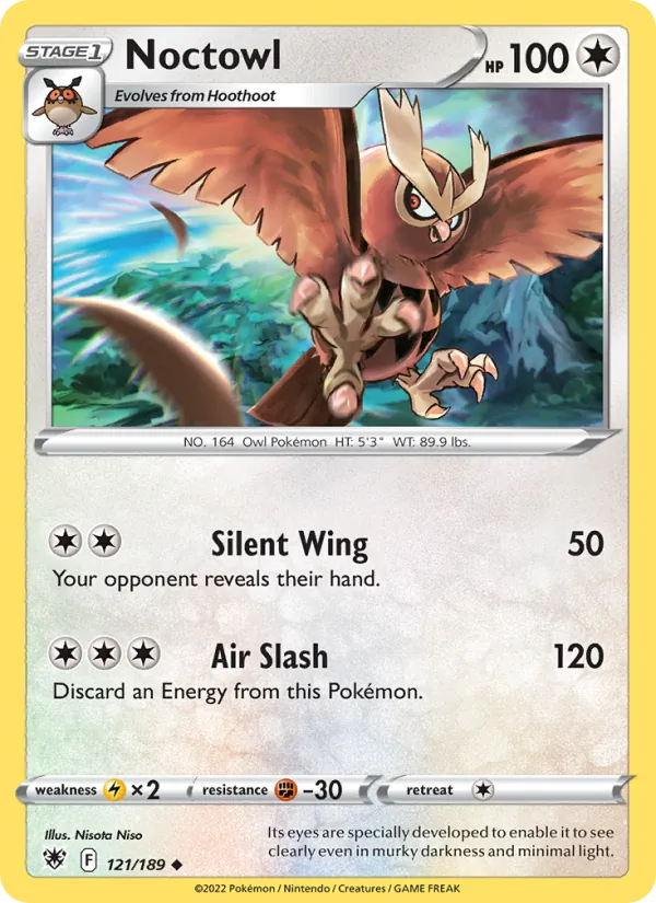 Noctowl - Astral Radiance Pokemon Card